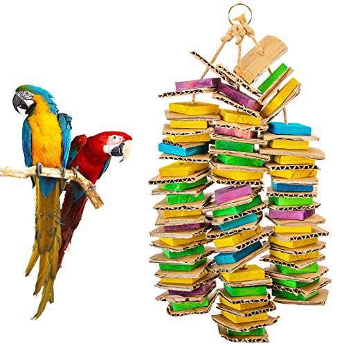 MYFAMIREA Parrot Toys for Medium Birds