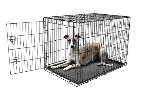 Large Foldable Single Door Metal Dog Crate