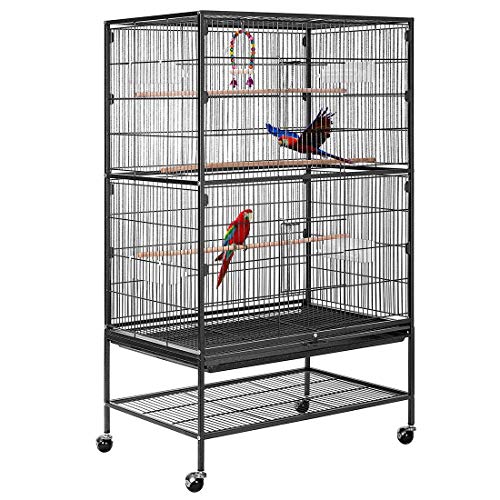 VIVOHOME 53 Inch Wrought Iron Large Bird Cage