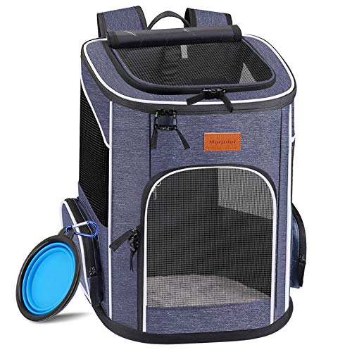 Foldable Cat Backpack Carrier for Small Cats and Dogs