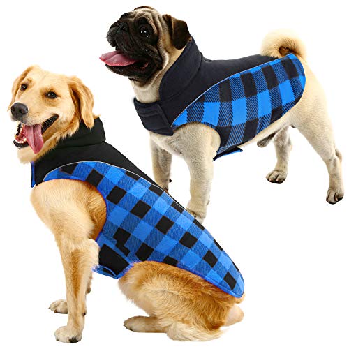 Plaid Jacket Reversible Waterproof Reflective Coat