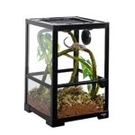 WACOOL Full Glass Reptile Terrarium 10 Gallon
