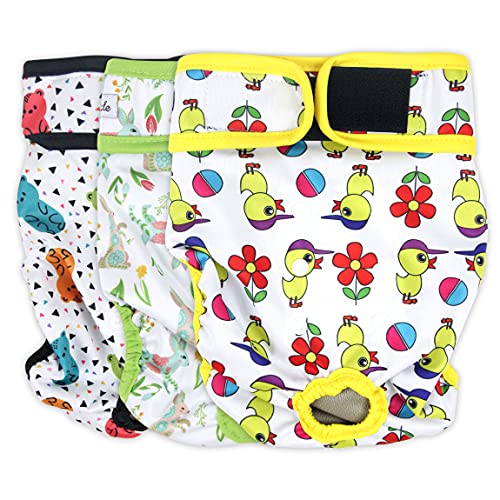 Adjustable Snaps Washable Female Dog Reusable Diapers