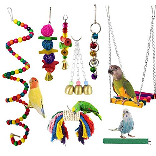 Small Bird Swing Toys, Bird Parrot Swing Chewing Toys