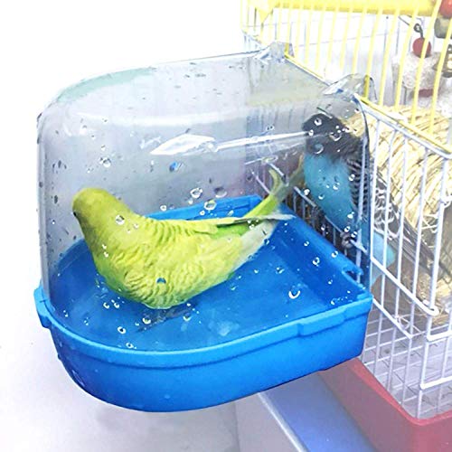 AYUBOOM Clear Bird Bath for Cage Bird