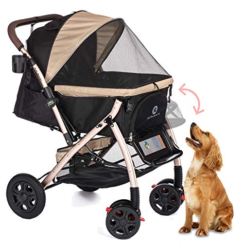 HPZ Pet Rover XL Extra-Long Premium Heavy Duty Dog/Cat/Pet Stroller