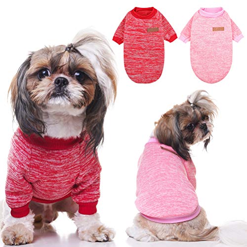 Tiny Small Medium Dog Sweater Winter Clothes