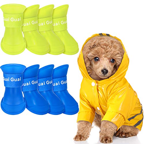 Waterproof Puppy Raincoat Rain Boots Set