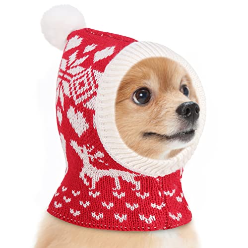 Funny Knitted Pets Cap with Pompon