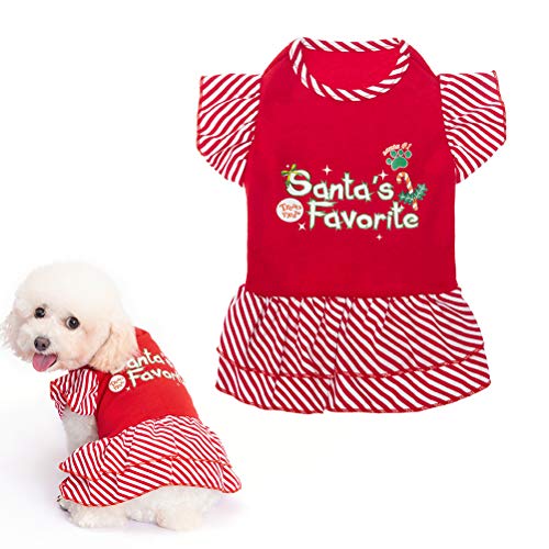 Dog Christmas Dresses for Small Dogs and Puppies