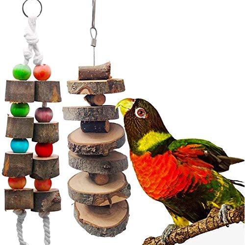 Hamiledyi Bird Wood Chew Toy