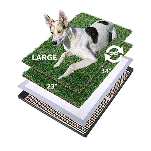 Potty Training Made Easy: Dog Grass Pee Pads with Tray