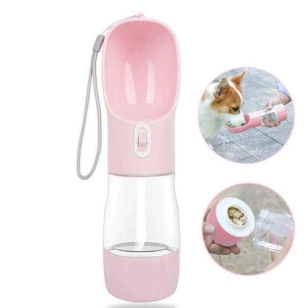 ats and Puppy Water Dispenser with Food Container