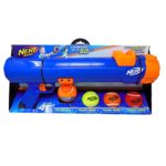 NERF-TOUGH: Nerf-quality materials make our Large Tennis Ball Blaster perfect for fetch and for teaching your dog new tricks