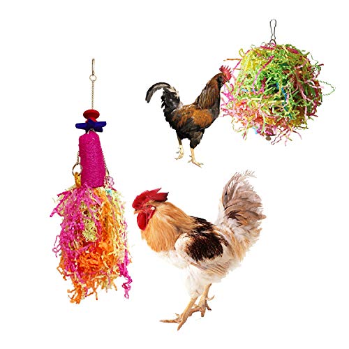 Vehomy Chicken Toys for Hen with Natural Colorful