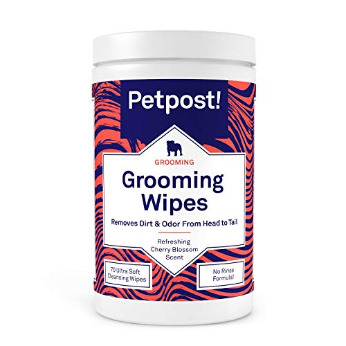Wipes for Dogs Deodorizing Wipes with Cherry Blossom Scent