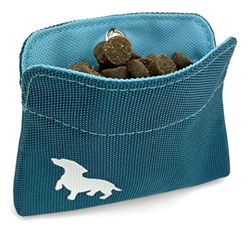 Small Dog Treat Bag with Clip and Magnetic Opening