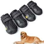 Dog Booties with Reflective Rugged Anti-Slip Sole