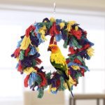 Hypeety Pet Bird Cotton Ring Play Exercise Chew Cotton