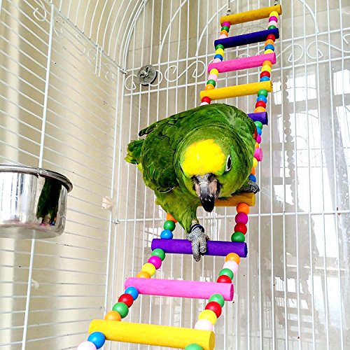 Bird Parrot Toys Ladders Swing Chewing Toys Hanging