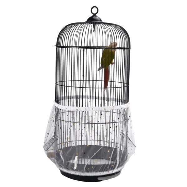 QBLEEV Bird Cage Seed Catcher Mesh Birdcage