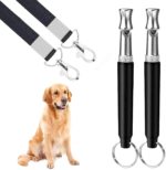 2 Pack Ultrasonic Dog Whistle to Stop Barking