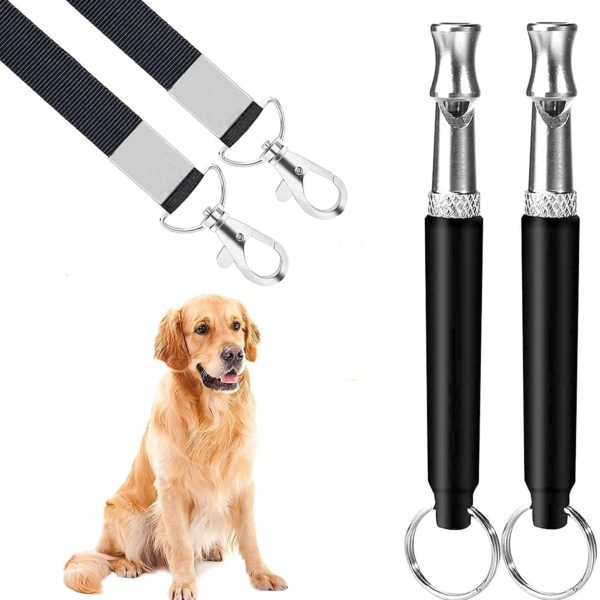 2 Pack Ultrasonic Dog Whistle to Stop Barking