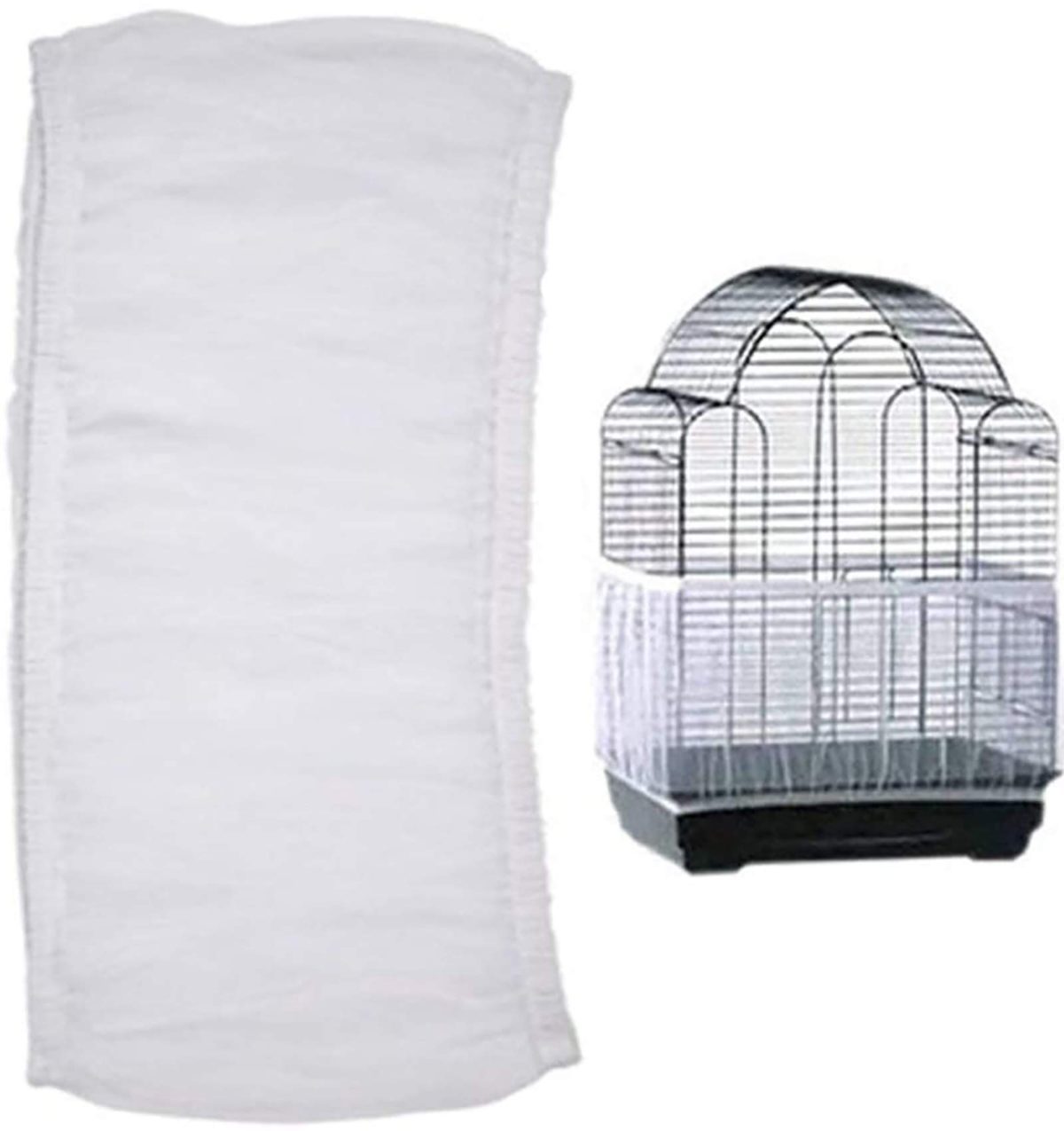 Birds Cage Net Cover with Adjustable Drawstring