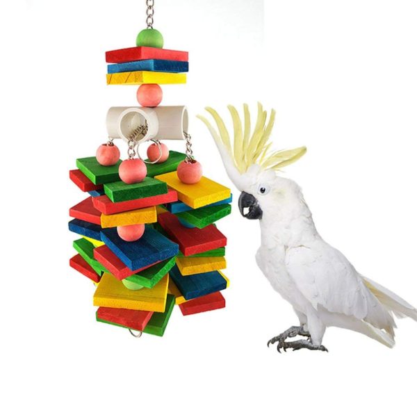 Alysontech Large Parrot Chew Toy for Bird