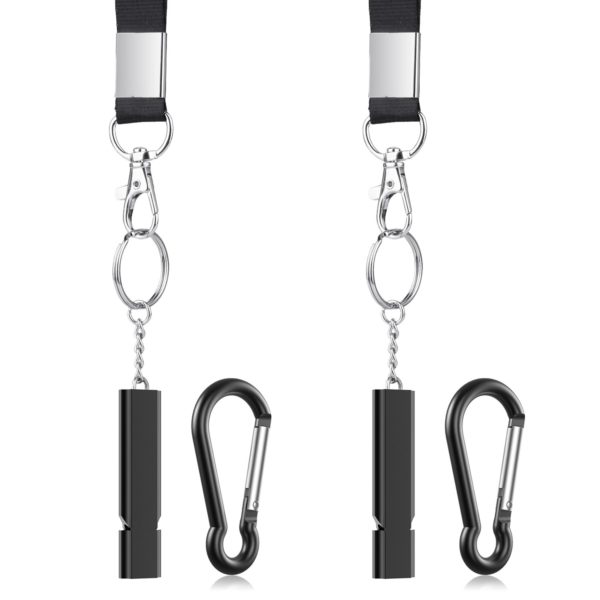 Sports Dog Training Survival Whistles with Carabiner