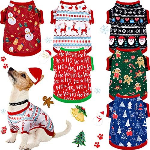 Christmas Dog Clothes Snowman Reindeer Santa Claus