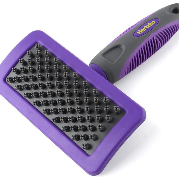 HERTZKO Pet Brush Dog Cat Grooming Deshedding Comb