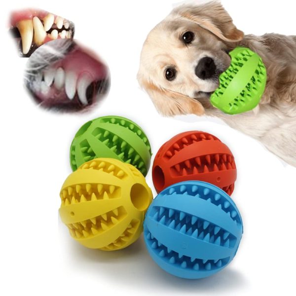 Dog Toy Ball for Aggressive chewers Set of 4