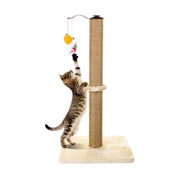 Akarden Cat Scratching Post, 360 Degree Rotating