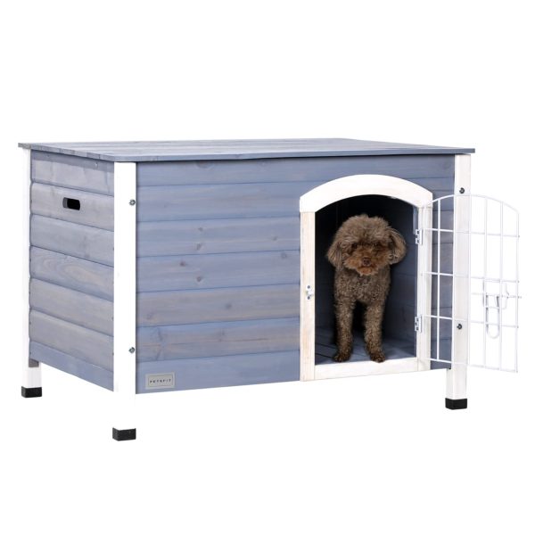 Petsfit Indoor Dog House with Wire Door