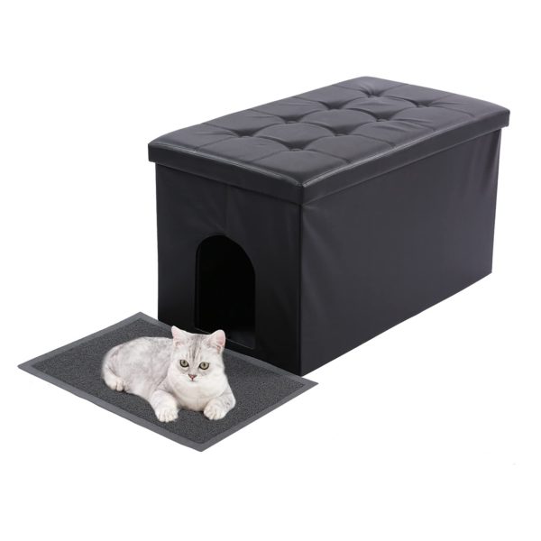 MEEXPAWS cat Litter Box Enclosure Furniture Hidden