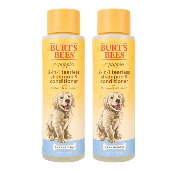 Burt's Bees for Dogs Natural Tearless 2 In 1 Dog Shampoo