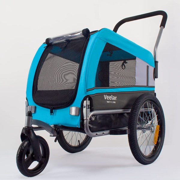 Veelar Sports Pet Bike Trailer & Stroller for Small