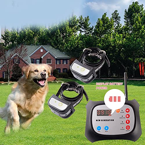 JUSTPET Dog Wireless Fence & Training Collar Outdoor