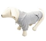 EXPAWLORER Pet Grey L Dog Fleece Coat Sweater