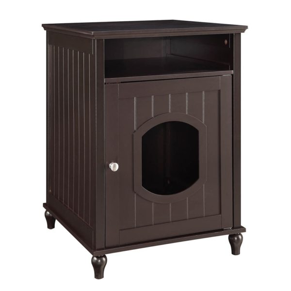 Litter Box Cover with Sturdy Wooden Structure
