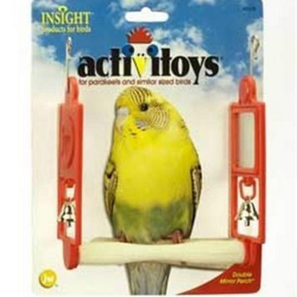 JW Pet Company Insight Double Mirror Swing Bird Toy