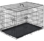 Double Door Folding Metal Dog Cage