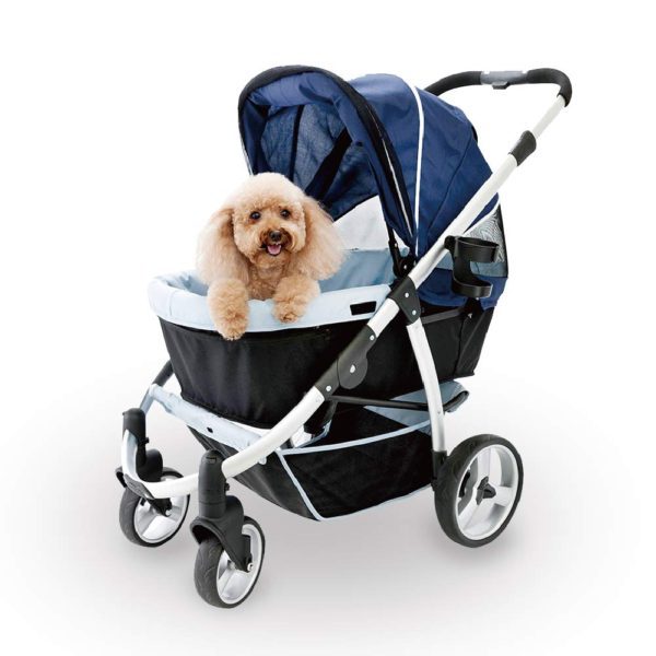 Double Dog Strollers for Large Dogs up to 77 Ibs