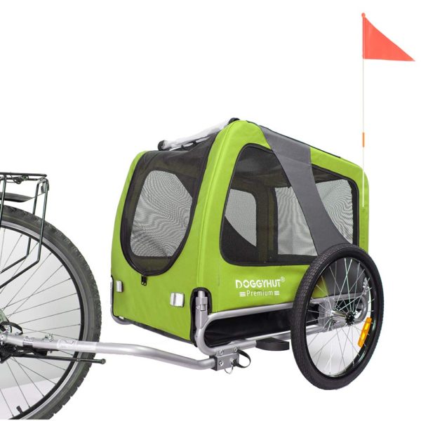 Bicycle Trailer for Dogs Up to 100 Lbs