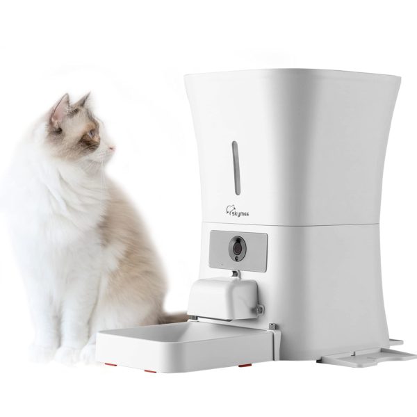 Food Dispenser Pet Feeder Automatic for Cats & Dogs