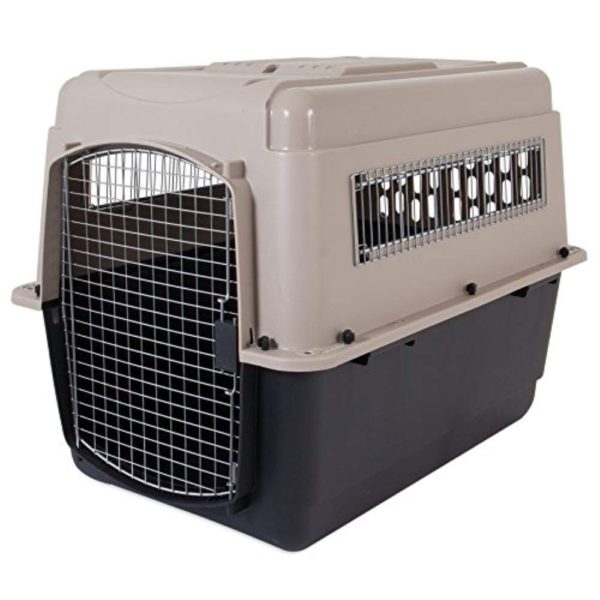 Heavy-Duty Dog Travel Crate, No-Tool Assembly
