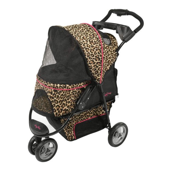 Pet Stroller: The G7 Promenade Pet Stroller holds up to 50 lbs.; Its Smart-Canopy keeps pets safely inside, or expose and give them more room; With front and rear entries, its 2 safety tethers attach to a collar or harness