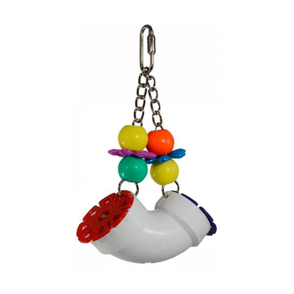 FOR MEDIUM TO LARGE BIRDS – The PVC Forager bird toy by Super Bird Creations is the perfect size for Ringnecks, Medium Conures, Quakers, Caiques, Pionus, Senegals, Amazons, African Greys, Eclectus, Small Cockatoos, Mini Macaws and similarly sized pet birds.