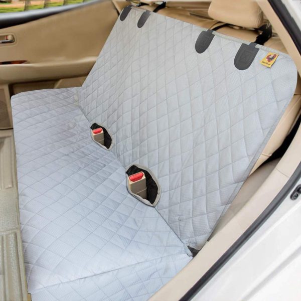 Bark Lover Bench Dog Car Seat Cover for Back Seat